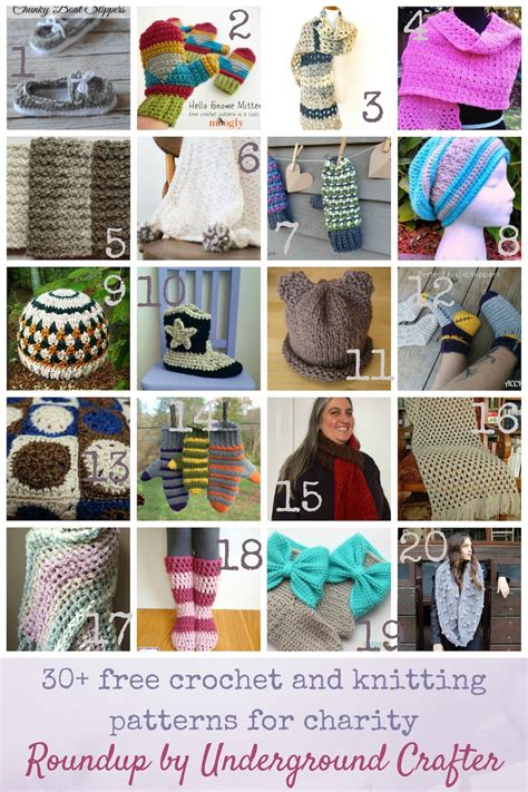 charity knitting projects|21 Charity Crochet and Knit Pattern Roundup .